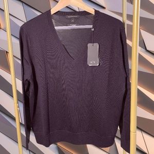 ARMANI EXCHANGE WOOL BLOUSE